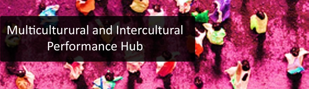 Multicultural and Intercultural Performance Header with Title